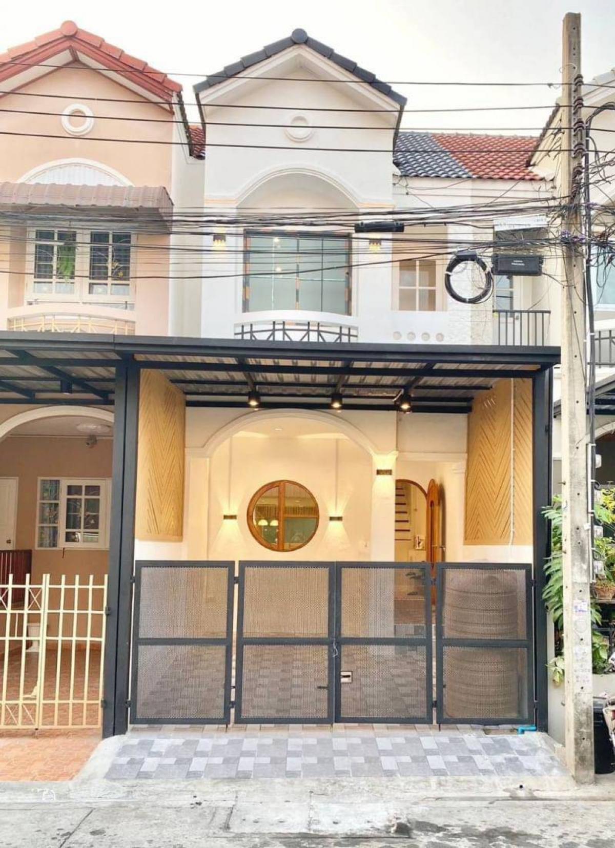 For SaleTownhouseRama5, Ratchapruek, Bangkruai : 2-story townhouse for sale, Chitnarong Village 6, next to Ratchaphruek-Pinklao Road, near the BTS, expressway to Chatuchak, Bang Kruai, Jong Thanom, Maha Sawat, Nonthaburi.