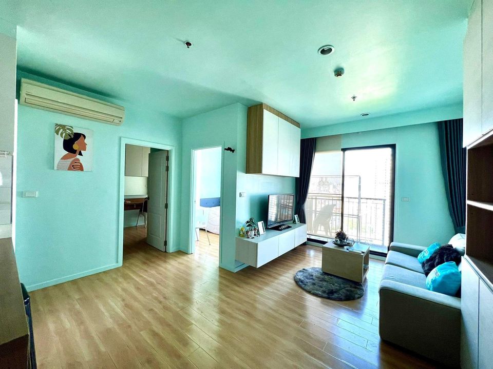 For SaleCondoOnnut, Udomsuk : 🔥 Rare Item Canal View! Blocs 77 2 Bedroom 2 Bathrooms 61 SQ.M., 25th+ Floor, Corner Unit, Facing North, Fully Furnished🔥 Only THB 6,890,000