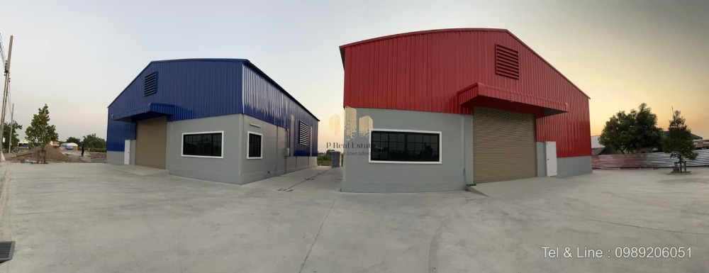 For RentWarehouseNonthaburi, Bang Yai, Bangbuathong : Warehouse/office for rent, Highway 345 Road, Lam Pho Subdistrict, Bang Bua Thong District, Nonthaburi, area 270 sq m.