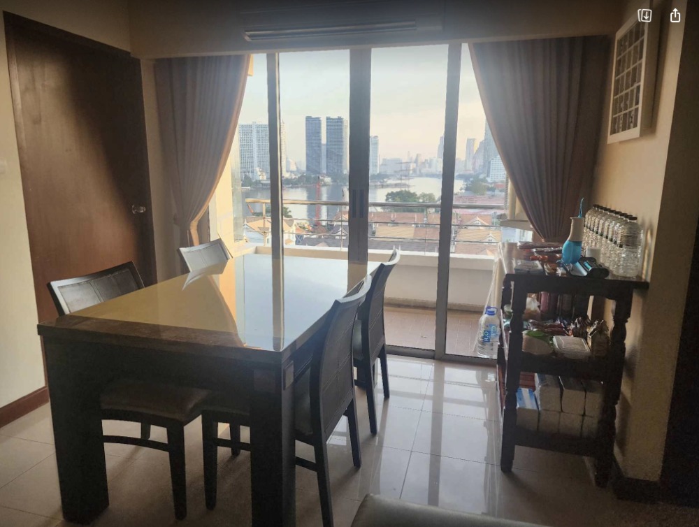 For SaleCondoRama3 (Riverside),Satupadit : LTH10227 – RIVER HEAVEN FOR SALE size 108 Sq. m. 3 beds 2 baths Near BTS Saphan Taksin Station ONLY 12.9 MB