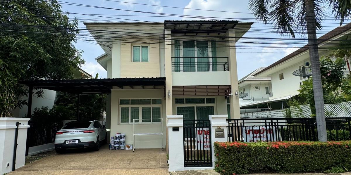 For SaleHouseChaengwatana, Muangthong : Detached house, Bangkok Boulevard Chaengwattana, 56 sq m., 3 bedrooms, 3 bathrooms, very good condition.