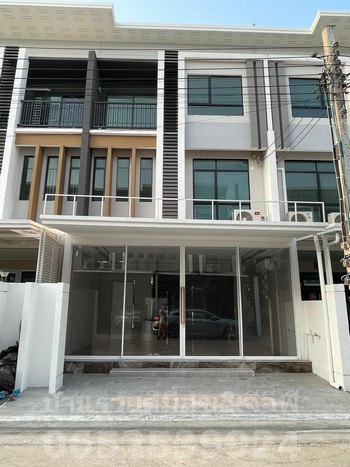 For RentTownhouseNawamin, Ramindra : 3-story home office for rent, Patio Project Ramintra-Watcharaphon, Tha Raeng, Bang Khen, Bangkok.