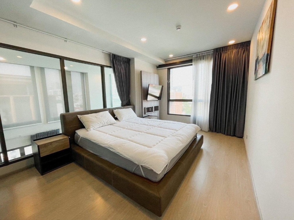 For RentCondoOnnut, Udomsuk : THH102 For rent, The Tree Sukhumvit 64, 7th-8th floor, Duplex, city view, 90 sq m, 2 bedrooms, 2 bathrooms, 36,000 baht, 064-959-8900