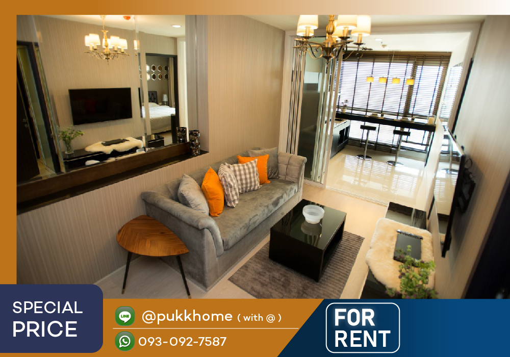 For RentCondoOnnut, Udomsuk : For rent Rhythm Sukhumvit 44/1 🚋ฺBTS Phra Khanong / beautifully decorated room 45 sq m. 📞 Line : @pukkhome (with @)