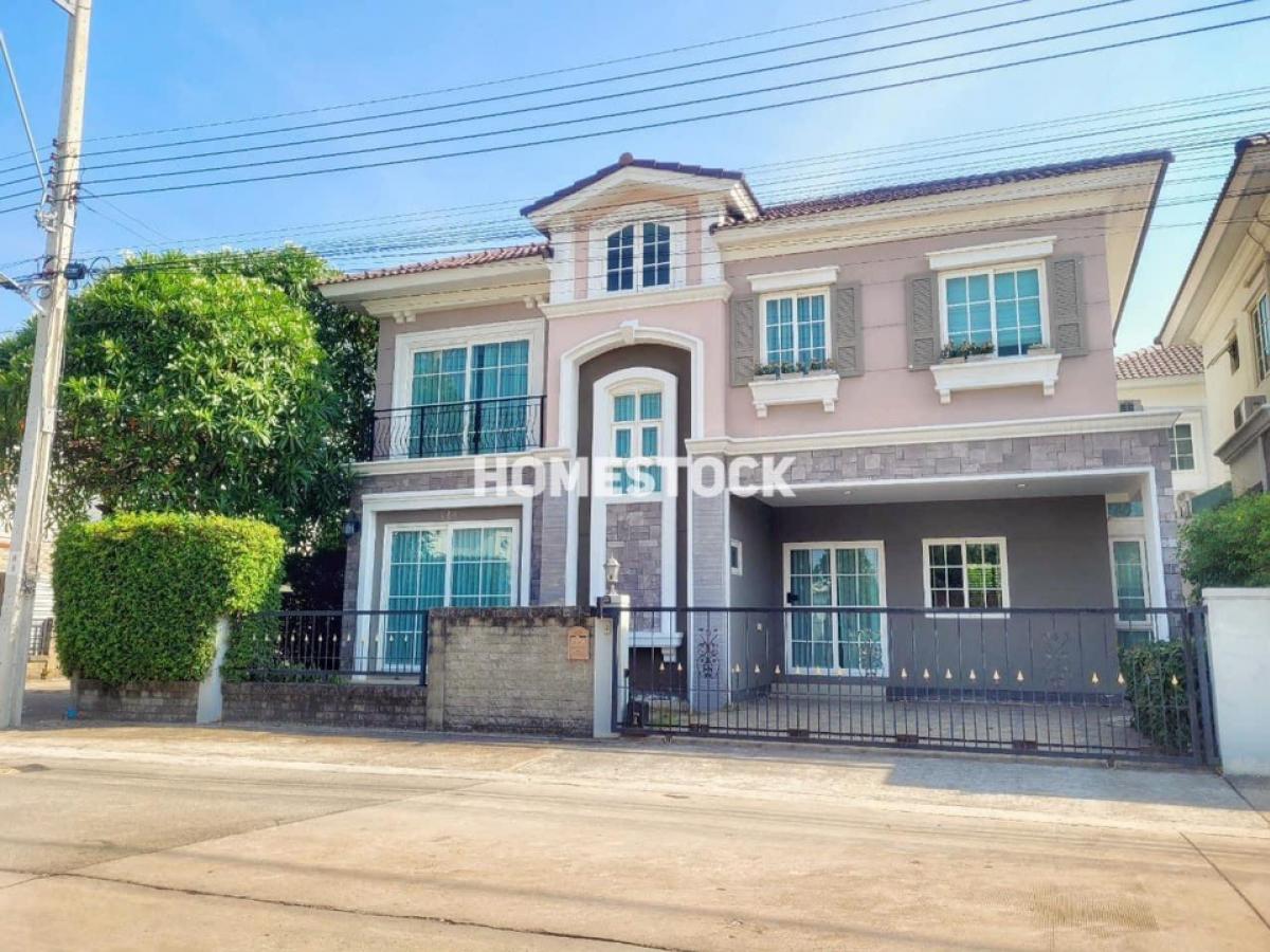 For RentHouseNawamin, Ramindra : 45,000.- Single house with furniture, fully decorated, Golden Neo project, Golden Neo, Lat Phrao-Kaset Nawamin 42, near Chocolate Ville / Fashion Island