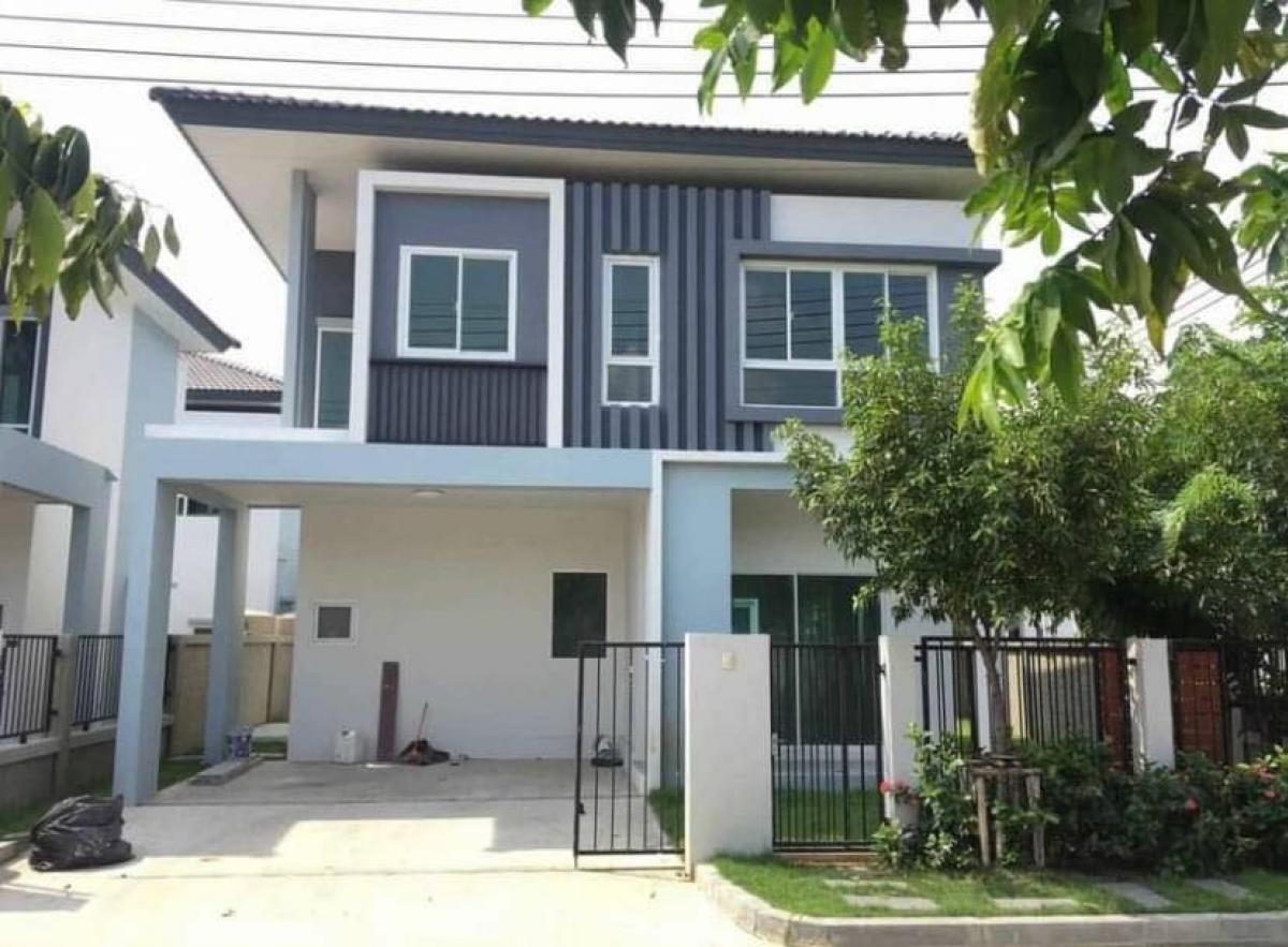 For RentHouseNawamin, Ramindra : 40,000.- House for rent with Ferbath in, ready to stay in the ICON NATURE ICONURE Ramintra 109, near Panya Inthara, developed near Fashion Island. Bang Chan BTS