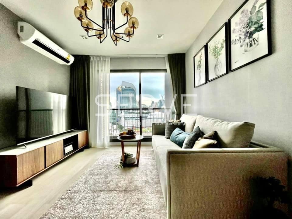 For RentCondoWitthayu, Chidlom, Langsuan, Ploenchit : 2 Beds 2 Baths 64 sq.m. High Fl. 20+ Good Location BTS Phloen Chit 600 m. at Life One Wireless Condo / For Rent