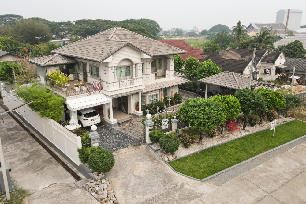 For SaleHouseChiang Rai : 2-story detached house for sale, 4 bedrooms, 4 bathrooms, area 144 square meters.