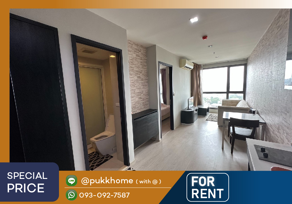 For RentCondoOnnut, Udomsuk : For rent Rhythm Sukhumvit 44/1 🚋ฺBTS Phra Khanong / many rooms 35 sq m. 📞 Line : @pukkhome (with @)