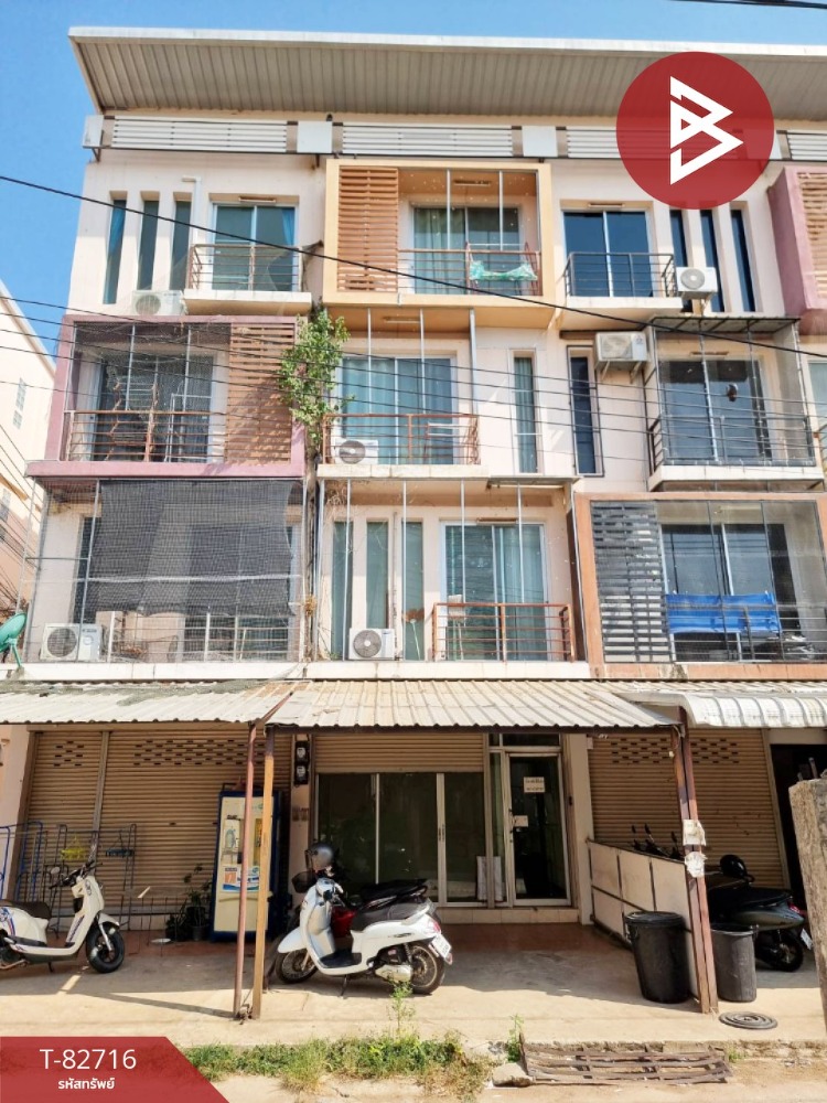 For SaleShophousePhitsanulok : 4-story commercial building for sale with rental business, Tha Pho, Phitsanulok