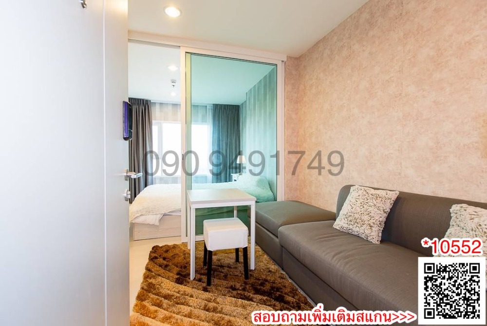 For SaleCondoSamut Prakan,Samrong : Condo for sale: Aspire Erawan, Building B, Floor 12A, next to BTS Erawan.