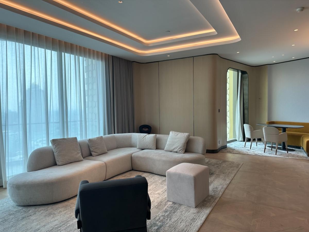 ให้เช่าคอนโดวงเวียนใหญ่ เจริญนคร : 📢👇For rent  Luxury condo by the river, 3 beds , long big balcony with river view, near Icon Siam.