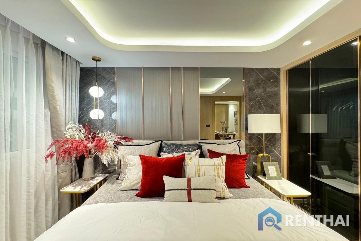 For SaleCondoPattaya, Bangsaen, Chonburi : Pre sale New Condominium Pristine Park 3 1 bedroom 34 Sq.m.  Fully furnished