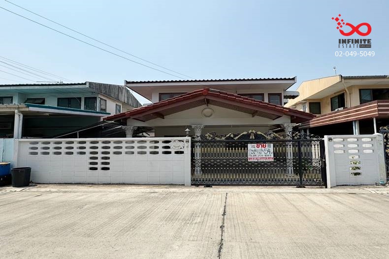 For SaleHouseKasetsart, Ratchayothin : 2-story detached house for sale, 54 square meters, Soi Ramintra 5, Intersection 3, Ramintra Road.