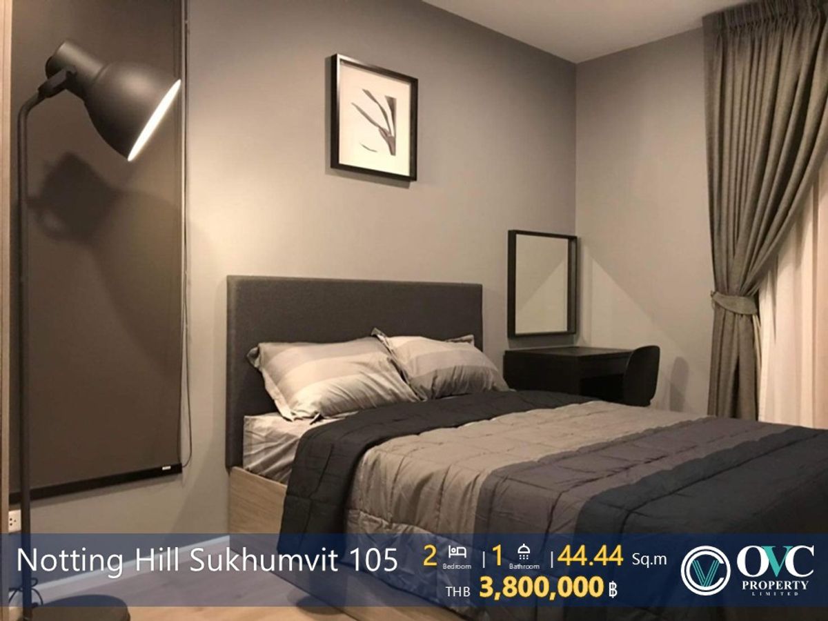 For SaleCondoBangna, Bearing, Lasalle : 2 bed for SALE @ Notting Hill Sukhumvit 105