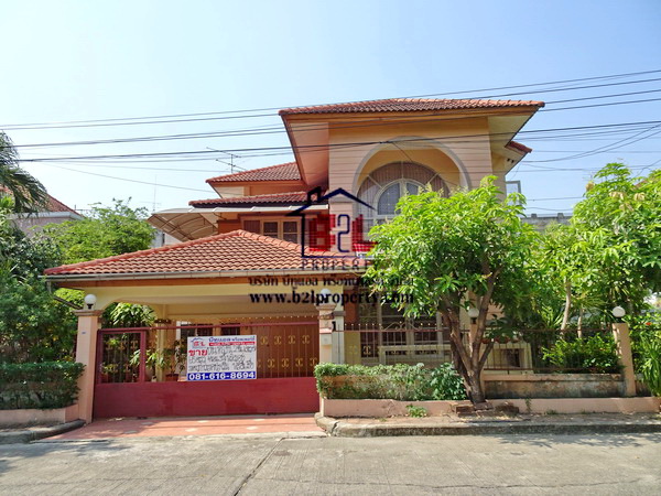 For SaleHouseNawamin, Ramindra : Lalin Green Ville Watcharapol- Sukhapiban 5, detached house, Bangkok