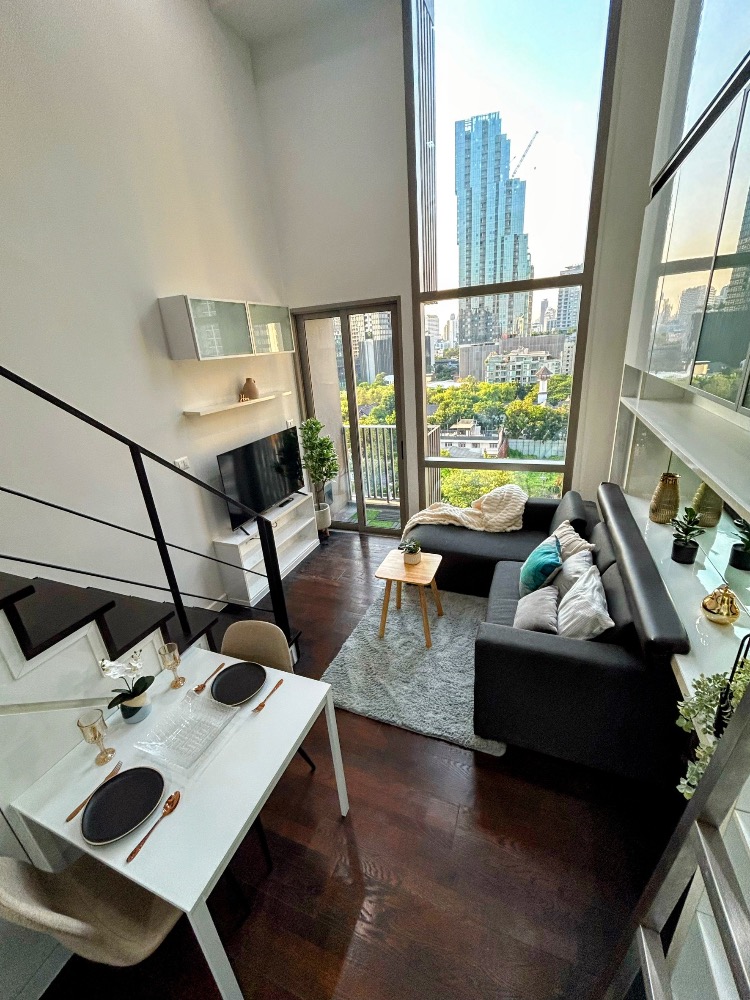 For RentCondoSukhumvit, Asoke, Thonglor : for rent Ashton morph 1 bed duplex super deal🌈🍀