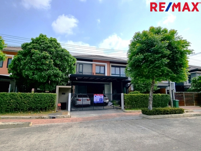 For SaleHousePathum Thani,Rangsit, Thammasat : Single house, Le Man Village - Khlong Luang, 69.7 sq m, opposite Lotus Khlong Luang, near Thammasat University Rangsit, Bangkok University, Khlong Nueng, Khlong Luang, Pathum Thani.