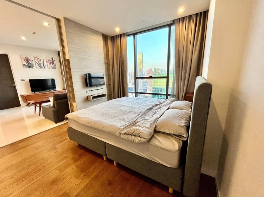 ให้เช่าคอนโดสาทร นราธิวาส : High Floor , The Bangkok Sathon 1bed 61 sqm Fullyfurnish 38,000-