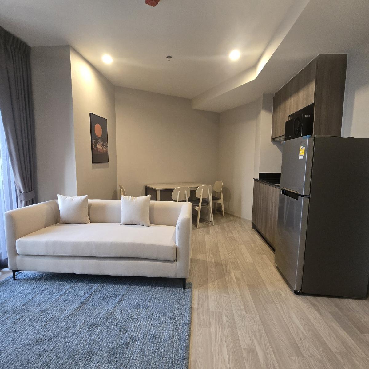 For RentCondoBangna, Bearing, Lasalle : 🌟Newest room🌟 1 bedroom, 40 square meters, high floor View of the Chao Phraya River I North I Newest room, never lived in | Fully furnished