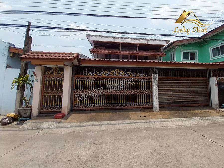 For SaleHouseNonthaburi, Bang Yai, Bangbuathong : 2-story detached house, Sayan Village 2, Tha Sai, 50 sq m, 3 bedrooms, 3 bathrooms, price 4.55 million baht *** Special price, good location, large house, the floor above and below is real beautiful granite.