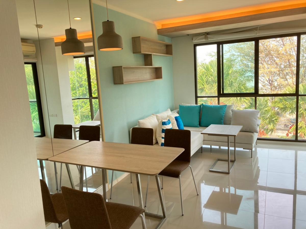 For SaleCondoCha-am Phetchaburi : sell!!! Lumpini Park Beach Cha-am 1, 4th floor, front sea view and swimming pool of the project, 2 bedroom format.