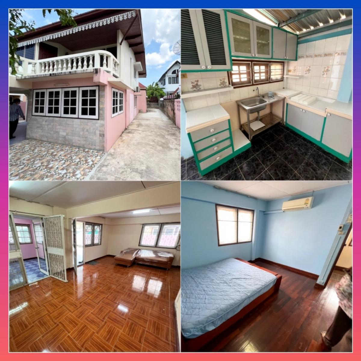 For RentHouseMin Buri, Romklao : Sammakorn Village Ramkhamhaeng 110 houses for rent near Sammakorn Place Paseo Kasemrad Romklao Hospital Triam Udom Suksa Nomklao School. Somaphanussorn Siriphen