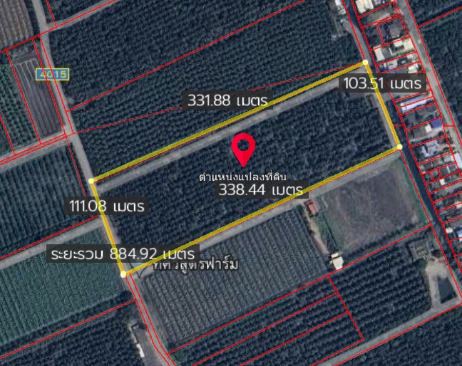 For SaleLandMahachai Samut Sakhon : Coconut plantation land for sale, 21 rai, Ban Phaeo, Samut Sakhon.