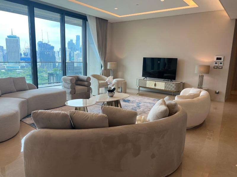 For SaleCondoWitthayu, Chidlom, Langsuan, Ploenchit : Condo For Sale The Residences at Sindhorn Kempinski Hotel Bangkok 5 Bedroom 6 Bathroom 356 sqm