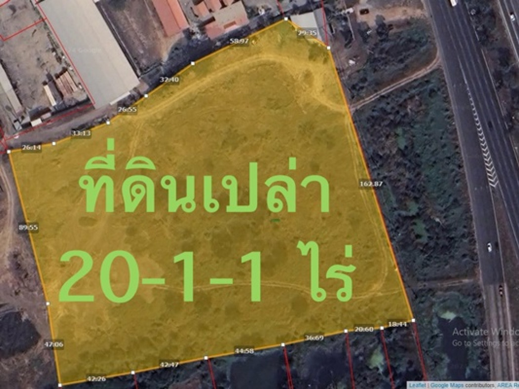 ขายที่ดินอยุธยา : ขายที่ดินเปล่า ติดถนนสายเอเชีย ทล.32 สายบางปะอิน-นครสวรรค์ ถมแล้ว บ้านลี่ บางปะหัน อยุธยา เนื้อที่ 20-1-1 ไร่ ถมสูง 3 เมตร อัดดินแน่นมาก