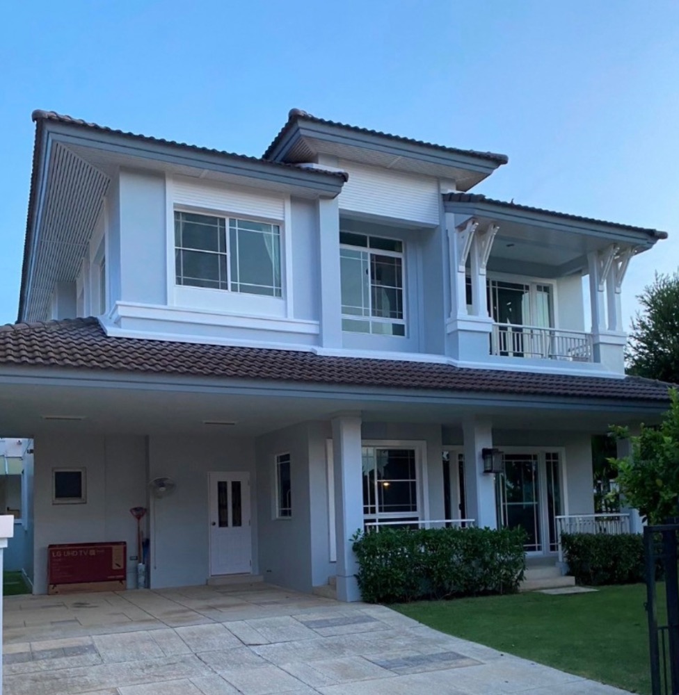 For RentHouseBang kae, Phetkasem : 2-story detached house for rent, Baan Nanthawan Village, Sathorn - Ratchaphruek, beautiful, good location, fully furnished. Suitable for living as a large family. Interested? Line @841qqlnr