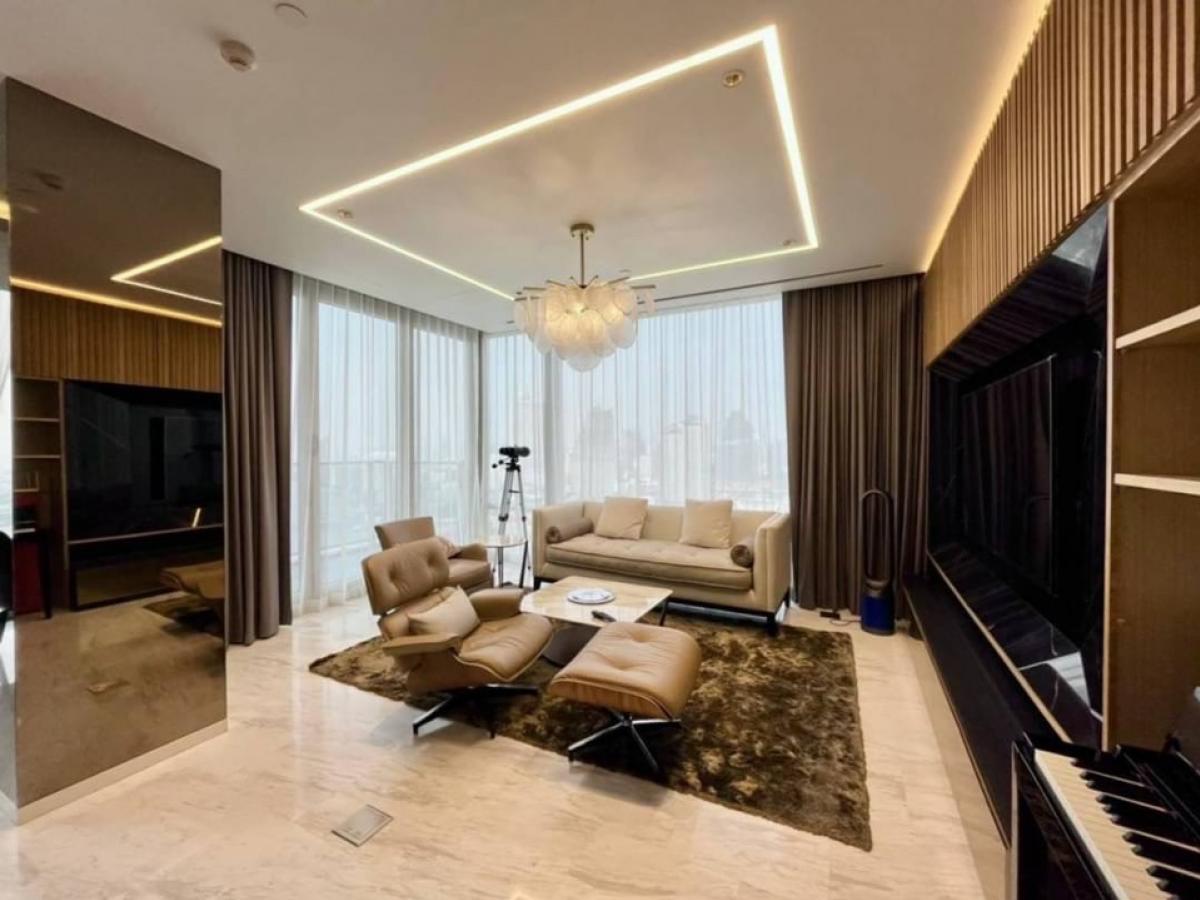 ให้เช่าคอนโดสาทร นราธิวาส : Rental : Four seasons private residence , 2 bedroom 3 bathroom , Size 115 S.qm , 24th Floor