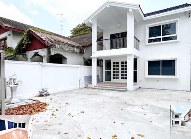 For RentOfficeChaengwatana, Muangthong : 3rd time discount Laksi 3bed Fully 5A/C MRT Bang Khen home office for rent 2 Storeys 55sq.wa. 190sq.m. 29,499B-M reduced from 100,000B-M very spacious very good location  2bath 4parking The Mall Ngamwongwan. Expressway