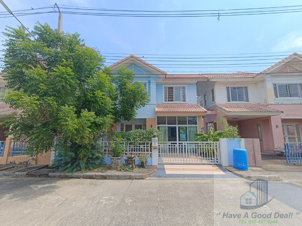 For SaleHousePathum Thani,Rangsit, Thammasat : Semi-detached house 37.5 sq m, open house, Phet Amphai Village, Rangsit, Khlong 3.