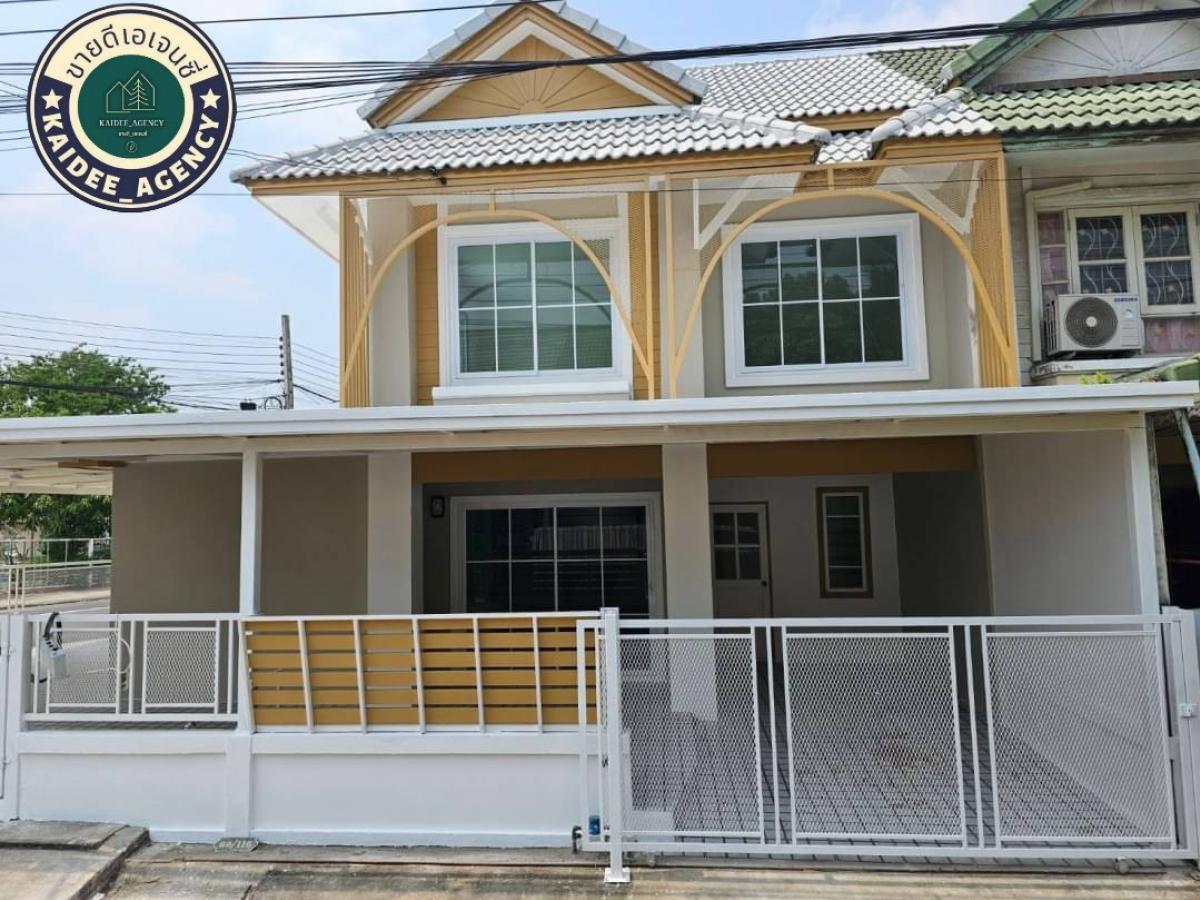 For SaleHouseNonthaburi, Bang Yai, Bangbuathong : 2-story detached house, Pruksa Village 14 a, Soi 4, Central Westgate. Big C Bang Yai IKEA Bang Yai, Lotus Bang Yai, Plus Mall, Kasinthon St. Peter School Bang Yai Fresh Market Purple Line