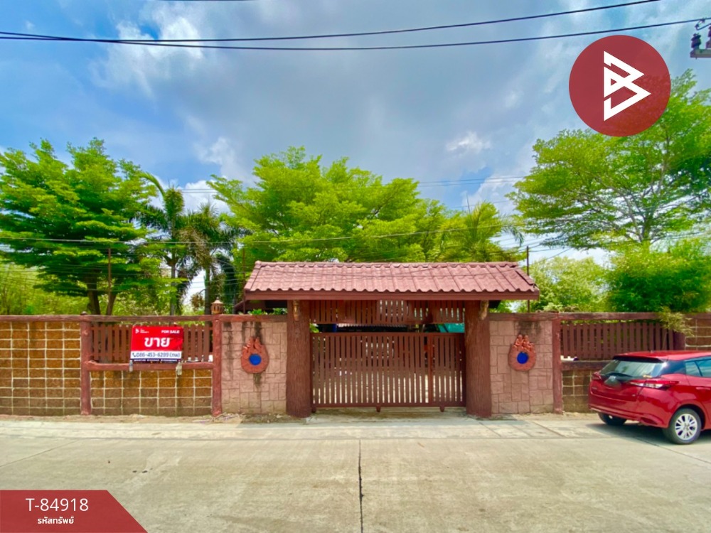 For SaleHouseChachoengsao : Single house for sale, area 2 ngan 60 square meters, Ban Pho, Chachoengsao.