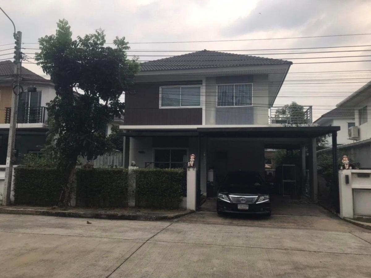 For SaleHouseMin Buri, Romklao : Beautiful house, ready to move in, price cheaper than every house, Perfect Park Suvarnabhumi Phase 4.