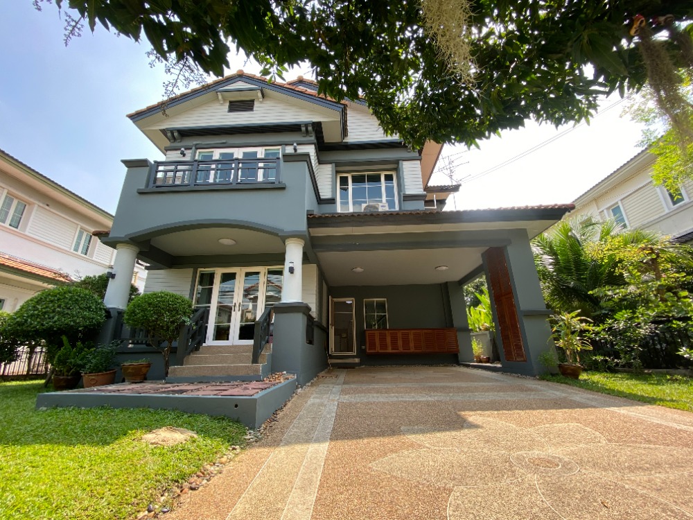 For SaleHouseOnnut, Udomsuk : Large detached house for sale, 2 floors, 89 sq m., Soi On Nut 44, Nanthawan Village, Sukhumvit, Soi Wachiratham Sathit 57 (On Nut 44)