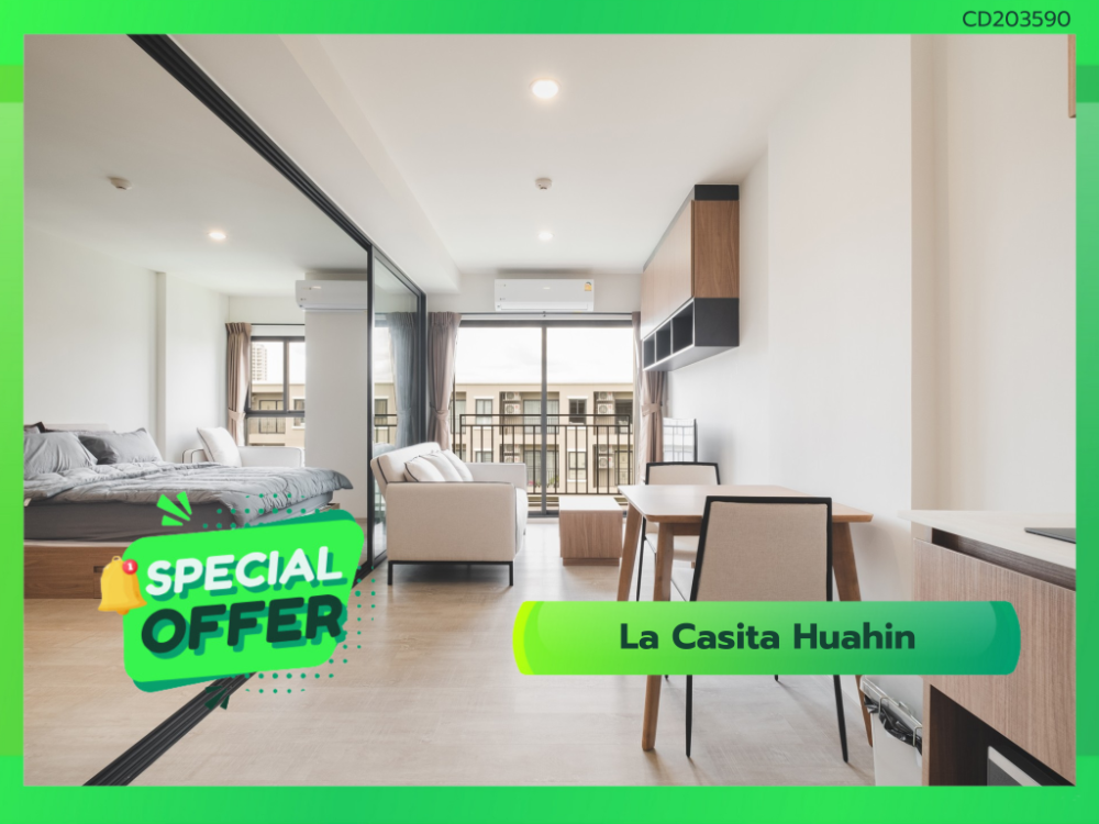 For SaleCondoHuahin, Prachuap Khiri Khan, Pran Buri : La Casita Hua-hin ,fully furnished, fully equipped all electrical appliances