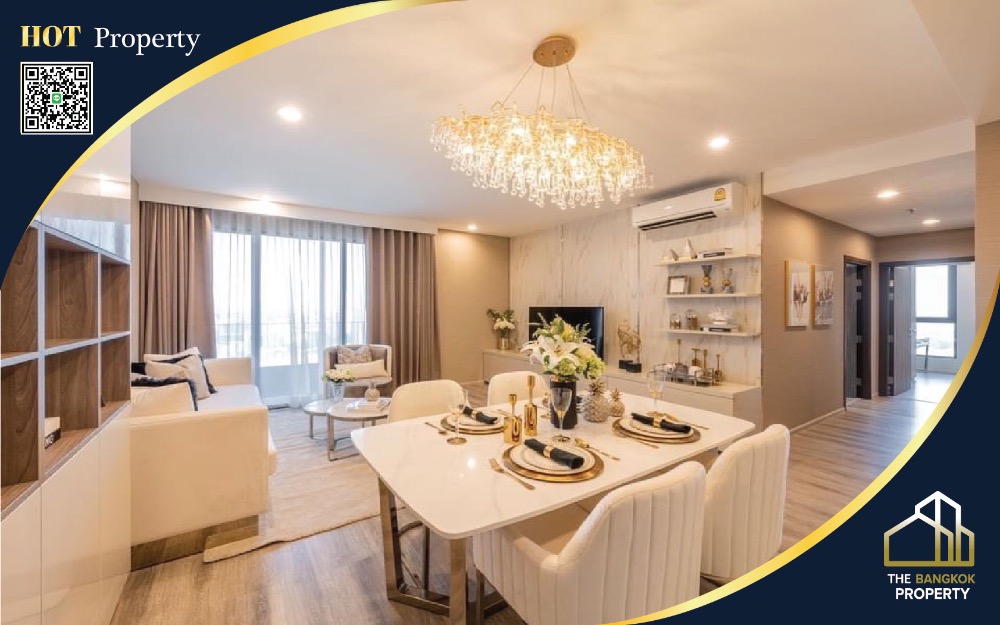 For RentCondoOnnut, Udomsuk : Back to Market!!! For rent IDEO MOBI Sukhumvit 66, luxury condo in the heart of Udomsuk, 2 bedrooms, 2 bathrooms, fully furnished, near BTS Udomsuk.