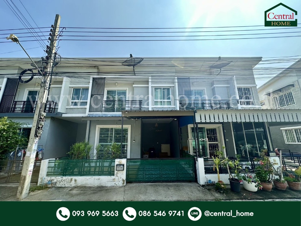 For SaleHouseSamut Prakan,Samrong : Townhouse Niran Ville 9, cheapest price in the project.