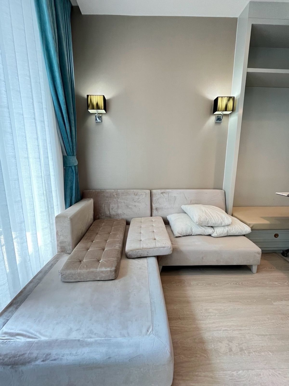 ให้เช่าคอนโดรัชดา ห้วยขวาง : 🔥🔥ปรับลดราคาพิเศษ🔥Quinn Ratchada17 🛋️1 bedroom 45sq.m ตึกA ห้องใหญ่ ชั้นสูง ไม่บล็อกวิว เฟอร์จัดครบ ☺️☺️(พร้อมเข้าอยู่)  ห้องสวย ราคาดี 🔥🔥🔥