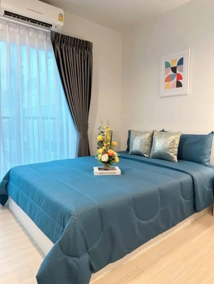 For RentCondoThaphra, Talat Phlu, Wutthakat : MTSW103 Condo for rent, Metro Sky Wutthakat, 14th floor, city view, 25 sq m., 1 bedroom, 1 bathroom, 12,000 baht, 064-878-5283