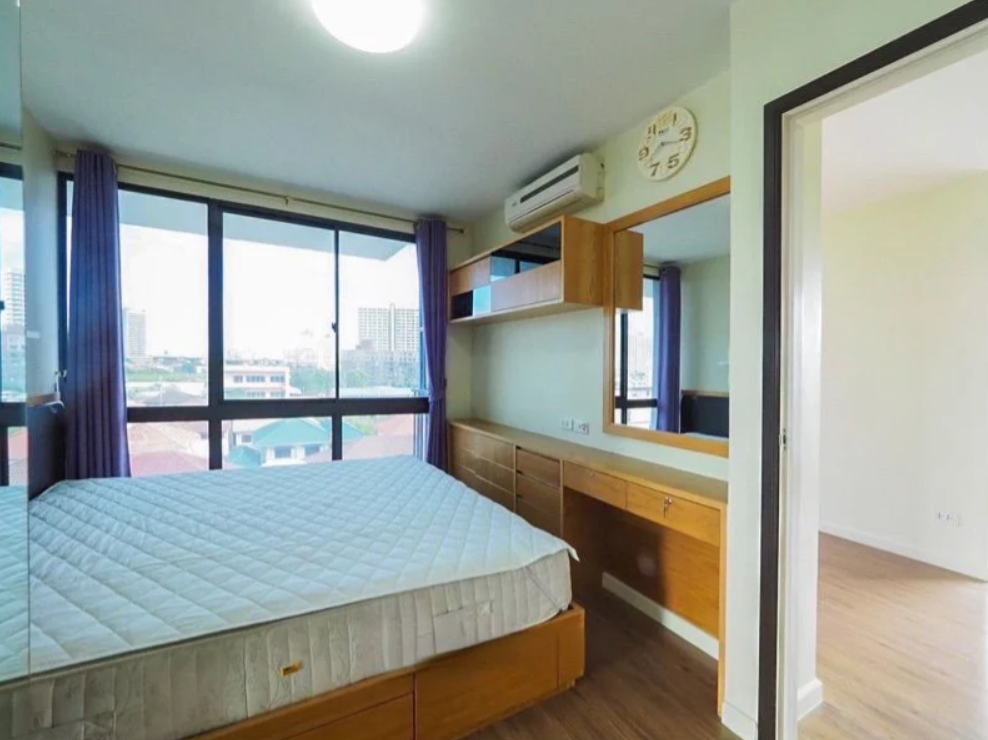 For SaleCondoOnnut, Udomsuk : For sale: I Condo Sukhumvit 103, Building D, corner room, built-in furniture (SM580)