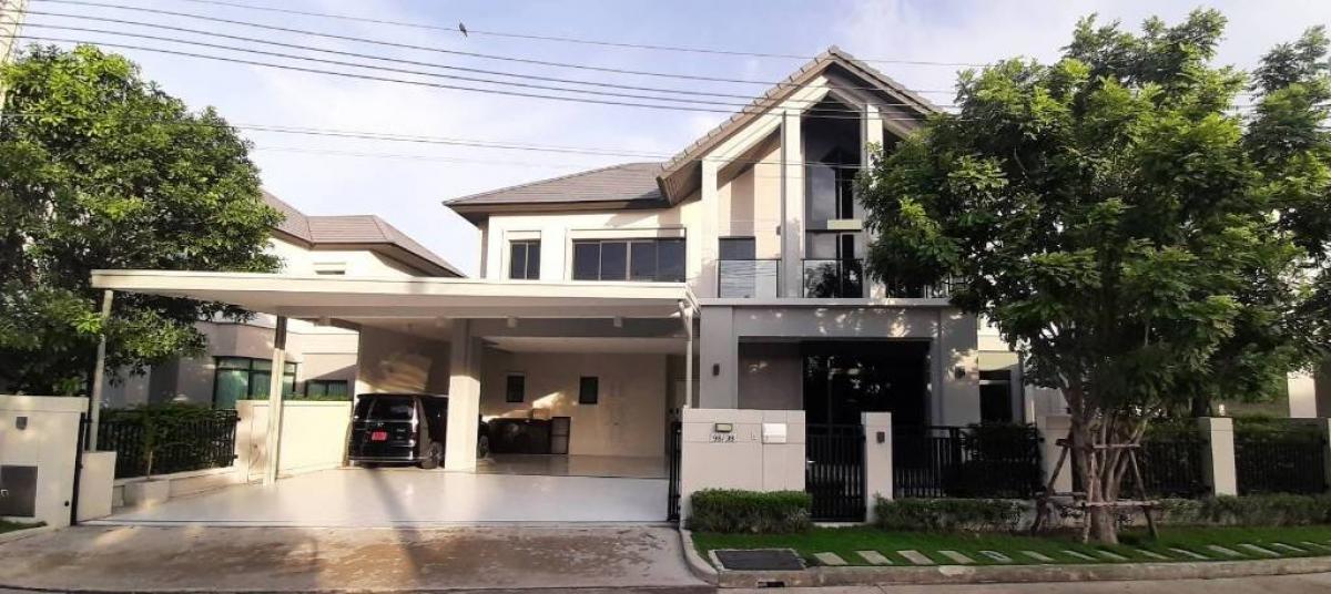 For RentHouseNawamin, Ramindra : Single house, Bangkok Boulevard, Ram Intra, Watcharapol, beautiful, ready to move in, 6 bedrooms, 6 bathrooms, along the expressway, Chatuchak checkpoint