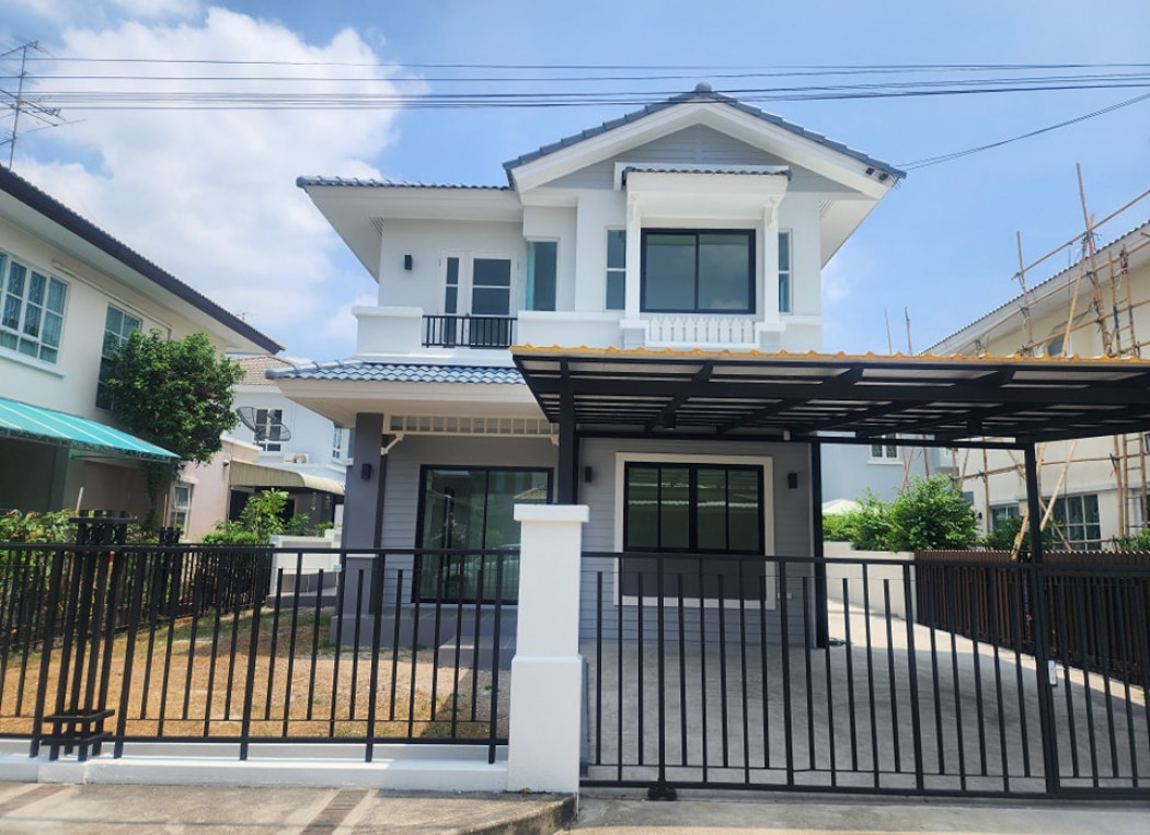 For SaleHouseNonthaburi, Bang Yai, Bangbuathong : Single house for sale, single house near the lake, Chaiyaphruek, Bang Bua Thong, 122 sq m., 54 sq m, newly decorated, ready to move in.