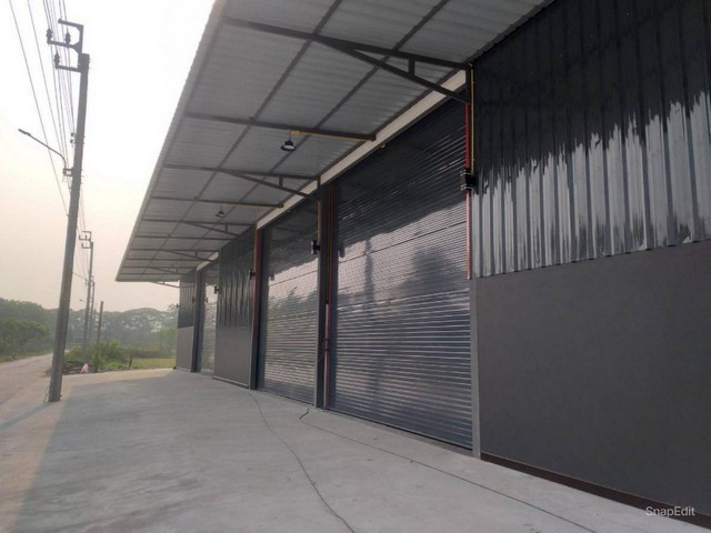 For RentWarehouseMin Buri, Romklao : Code C6156, newly built warehouse for rent, area 280 square meters, Nimitmai Road area, Khlong Sam Wa District.