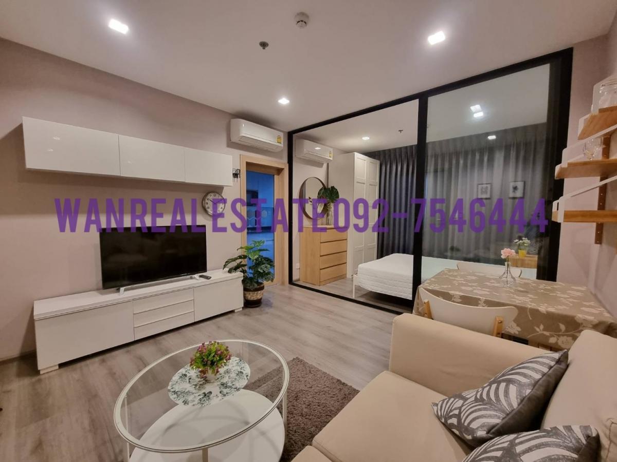 For RentCondoRattanathibet, Sanambinna : For rent, politan rive, 27th floor, size 31 sq m, river view, beautifully decorated, complete, ready to move in.