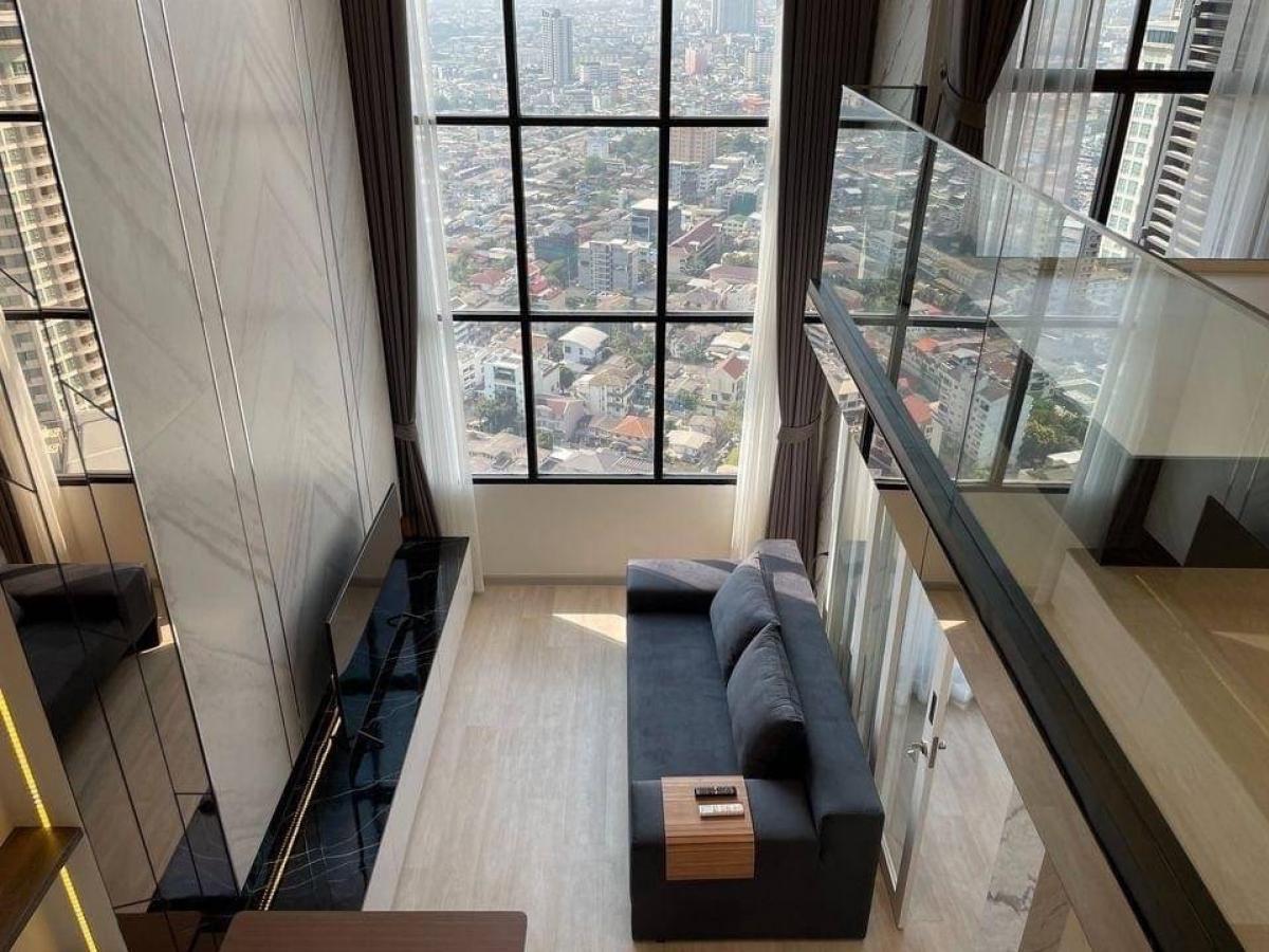 ให้เช่าคอนโดสาทร นราธิวาส : 🔥เช่าด่วน🔥 🔥KnightsBridge Prime Sathon Condo 🔥| Duplex 1 Bed | 44 sqm | Floor 37 | Rent 33,000 baht 🔥🔥Condo For Rent in heart of Sathorn area 🔥Near to BTS Chong Nonsi 1 km.