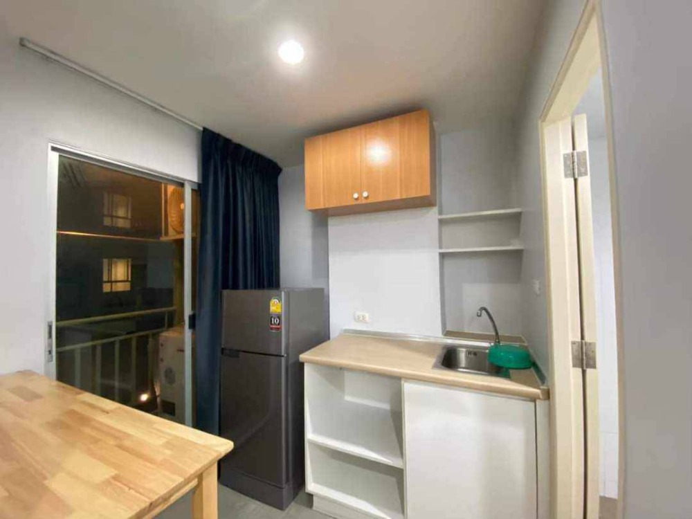 For SaleCondoOnnut, Udomsuk : 🚝 For sale Lumpini ville onnut 46 🛏️ 1 bedroom 🛁 1 bathroom, size 23 sq m., Building B1, 2nd floor ✨✨ Near Seacon Square Srinakarin shopping mall